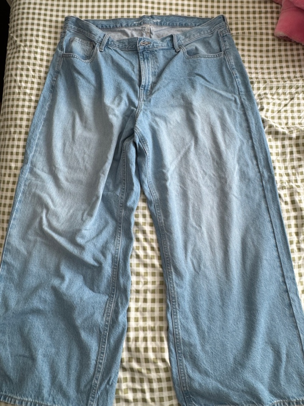 Old Navy Light Women’s Mid Rise WOW Baggy Wide Leg Jeans (sold)